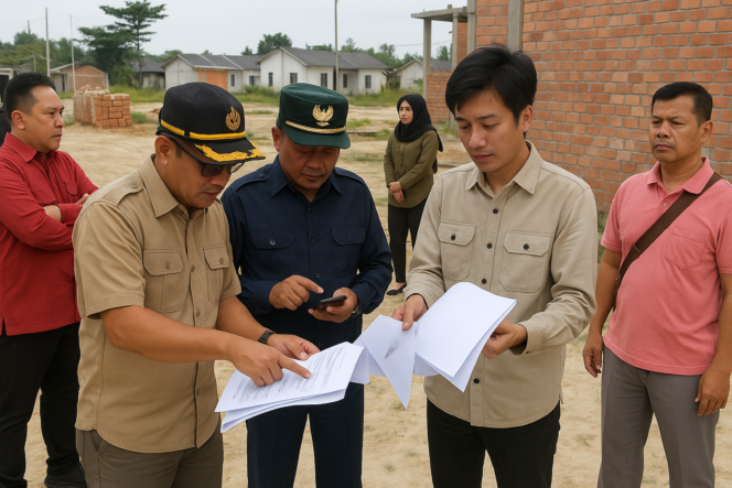 
					Langgar Sempadan Sungai dan Izin, Rumah di Mentari Residence 2 Disegel dan Terancam Dibongkar