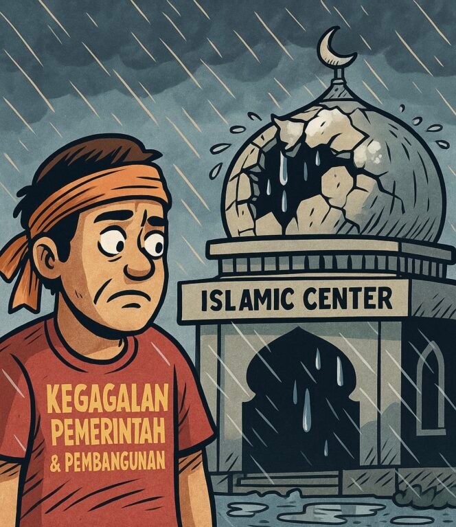 
					Islamic Center 150 Miliar: Skandal Atap Bocor Atau Anggaran Amblas: Iman Siapa yang Rapuh?
