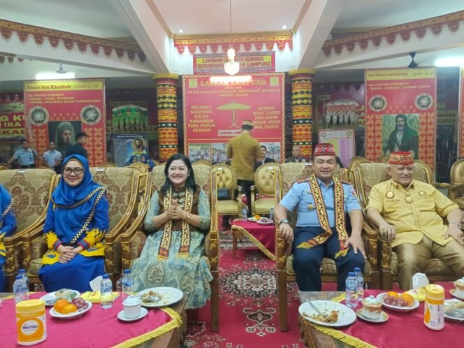 
					Ketua Dewan Pembina PWDPI, Ike Edwin Sambut Kunjungan Danlanud M.Bun Yamin, Letkol Pnb, Oktav