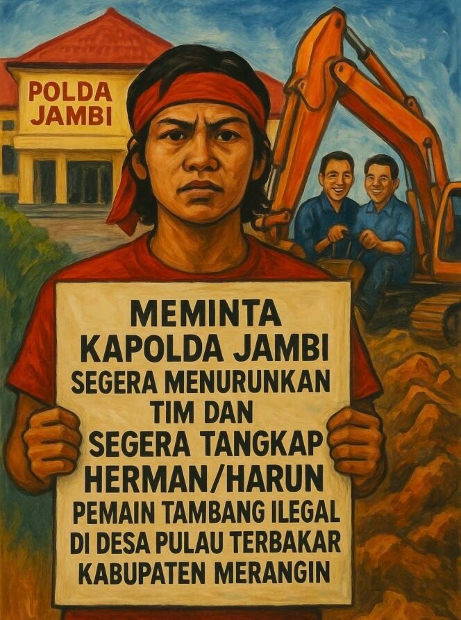 
					PETI Di Pulau Tebakar: Alat Herman dan Harun Beraksi, Kapolsek Tabir Ulu Bungkam!