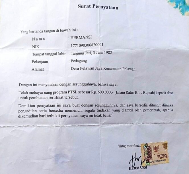 
					Kades Pelawan Terpojok Skandal PTSL Rp 600 Ribu Persertifikat: Malah Serang Balik Aktivis Dengan Laporan Polisi
