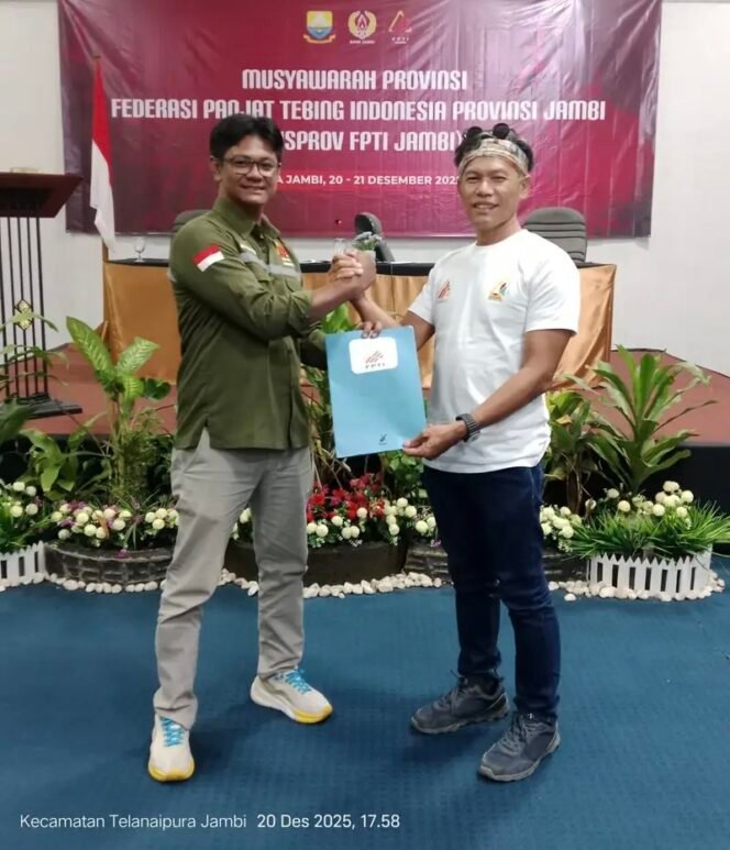 
					Terpilih Aklamasi: Tongkat Estafet Kepemimpinan FPTI Jambi Resmi Beralih ke Bambang Irawadi