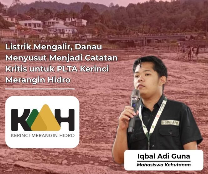 
					Listrik Mengalir, Danau Menyusut Menjadi Catatan Kritis untuk PLTA Kerinci Merangin Hidro