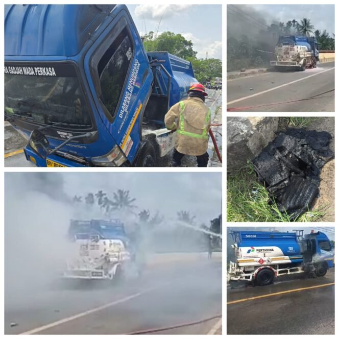 
					Diduga Tak Layak Operasional, Angkutan BBM PT PGMP Terbakar di Jambi, SOP Fuel Depot Pertamina Patra Niaga Jambi Dipertanyakan