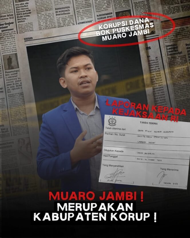 
					Dana Kesehatan Diduga Disunat, Dema PTKIN Se-Indonesia Bawa Kasus BOK Muaro Jambi ke Kejagung RI