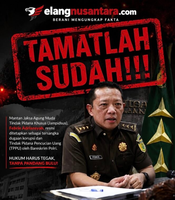 
					Polisi Tetapkan Eks Jampidsus Febrie Adriansyah Sebagai Tersangka Dugaan Korupsi dan TPPU