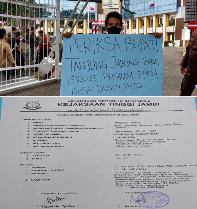 
					GPM Jambi Desak Kejati Usut Dugaan Korupsi Program FPKM Rp8,9 Miliar di Tanjab Barat